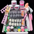 Limegirl Acrylic Powder & Liquid Monomer Nail Art Kit – Crystal Glitter Set