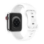 Silicone Strap for Apple Watch Series 9 8 7 6 5 4 3 SE (38mm 40mm 41mm 42mm 44mm 45mm 49mm) – Soft Rubber Sport Band for Men, Women & Kids – Compatible with W26 W37 W46 W56 FK88 IWO7 Pro Max Plus Smartwatch