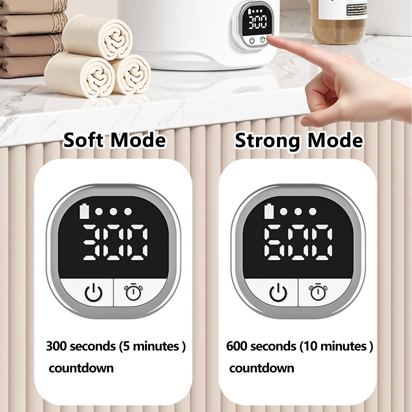 4000mAh Battery Fully Automatic Mini Portable Washing Machine which can wash underwear socks suitable for business tripsoutdoor
